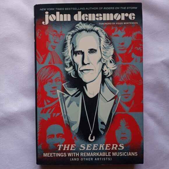 SIGNED The Doors John Densmore The Seekers Hardcover Book 1st COA Autographed - Picture 1 of 10